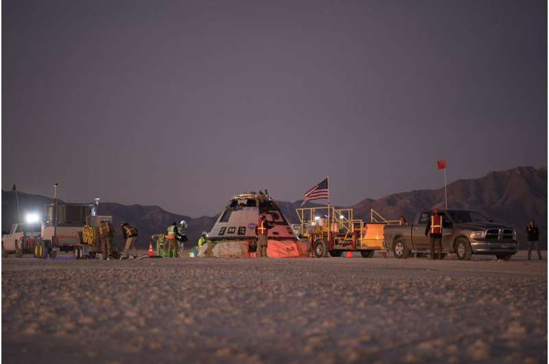 Boeing capsule returns to Earth after aborted space mission (Update)