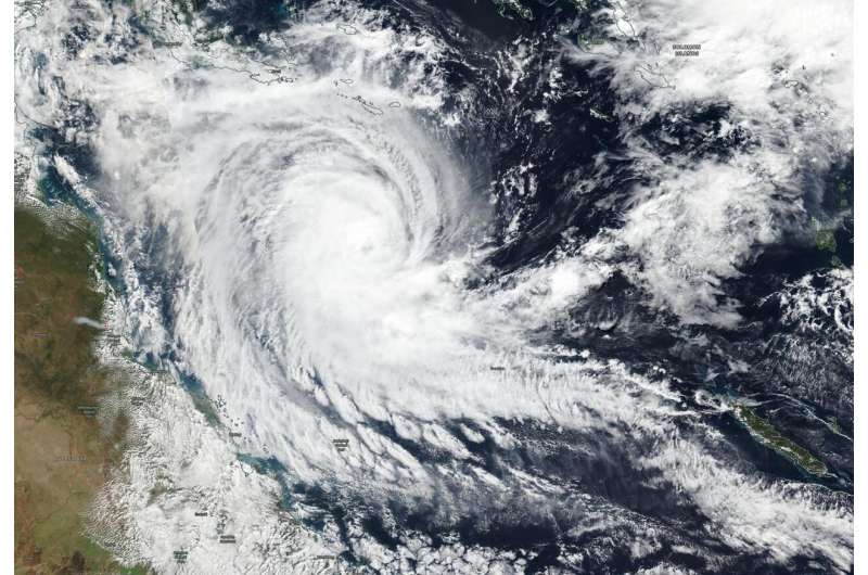 NASA-NOAA satellite catches Tropical Cyclone Ann threatening Queensland