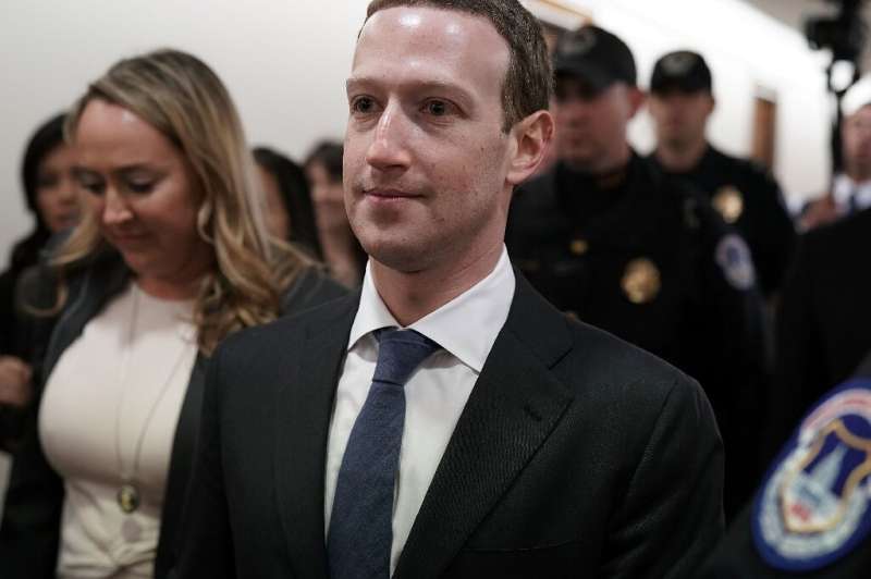 Facebook CEO Mark Zuckerberg, seen here ahead of his testimony before US lawmakers in April 2019, is set to visit Washington for