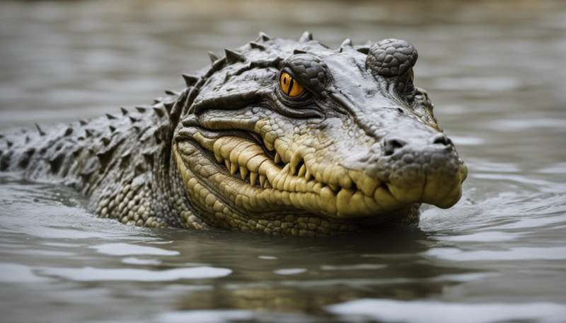 Climate change created today's large crocodiles