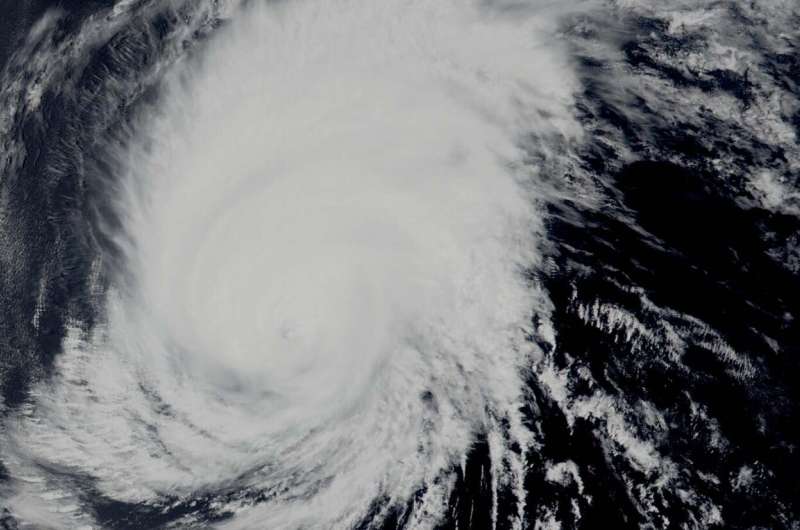 NASA-NOAA satellite catches Hurricane Barbara's closing eye