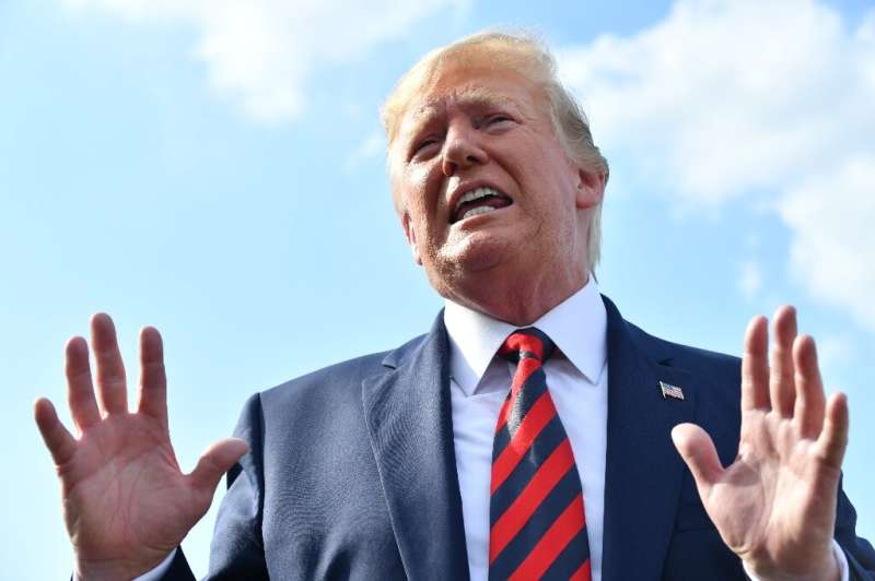 US President Donald Trump says 'it looks like' the US is not going to do busienss with Huawei