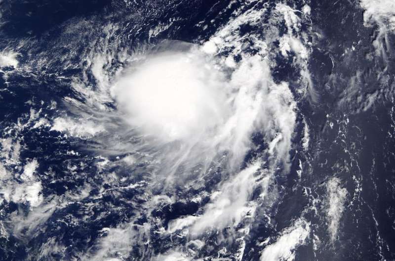 NASA finds Tropical Storm Karen's strength on western side