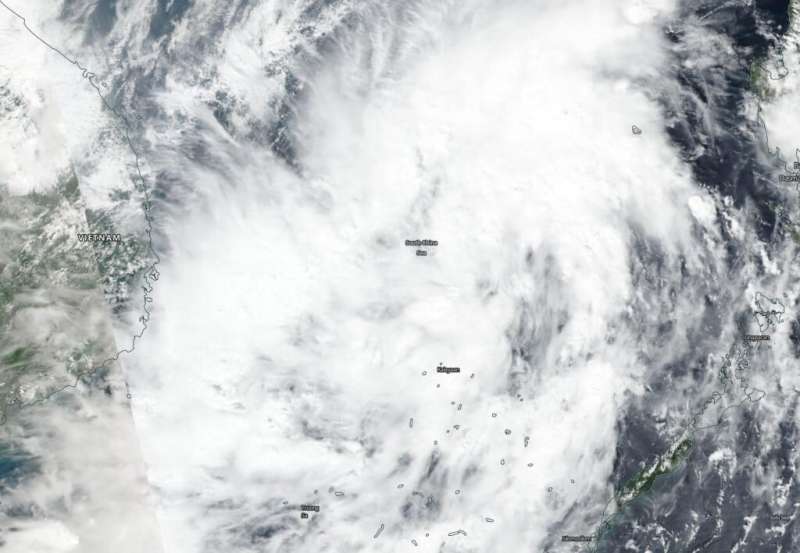 NASA finds Tropical Storm Matmo consolidating off Vietnam coast