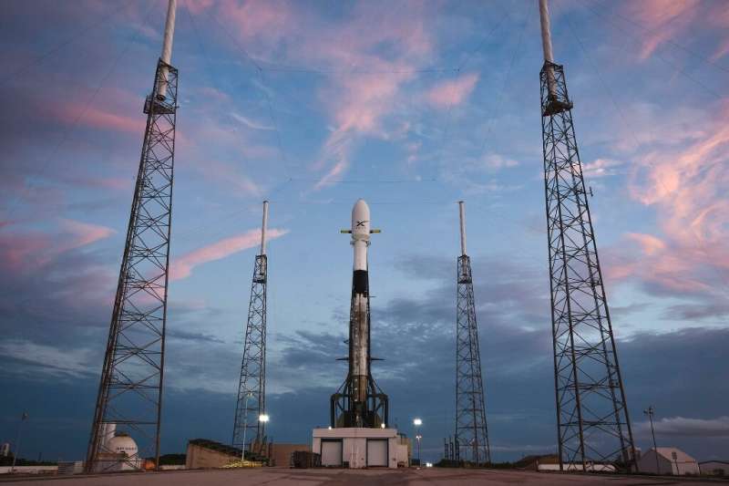 A SpaceX Falcon 9 rocket is set to take off from Cape Canaveral in Florida at 10:30 pm (0230 GMT Friday)