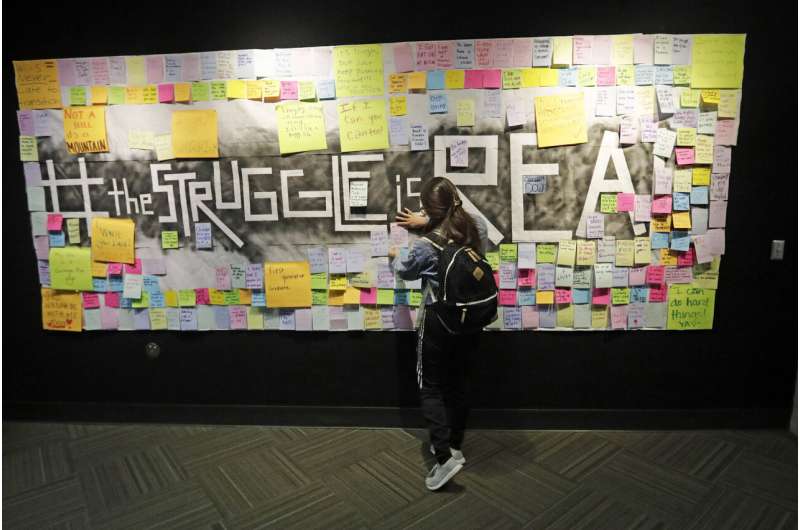 As stigma ebbs, college students seek mental health help
