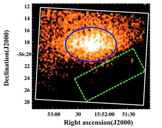 Astronomers take a closer look at emission from the supernova remnant MSH 15−56