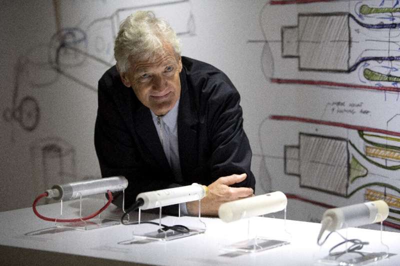 British industrial design engineer James Dyson said his company's electric car project was not commercially viable