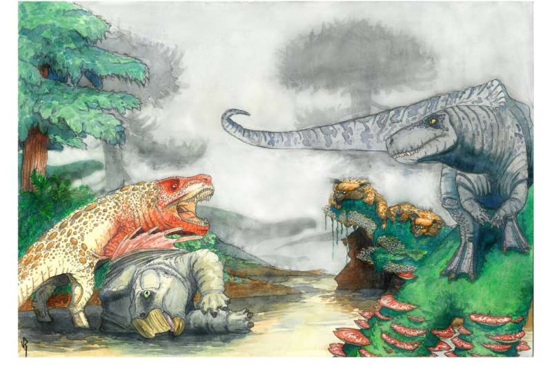 Croc-like carnivores terrorised Triassic dinosaurs in southern Africa 210 million years ago