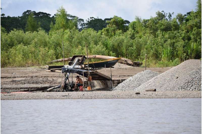Deforestation, erosion exacerbate mercury spikes near Peruvian gold mining