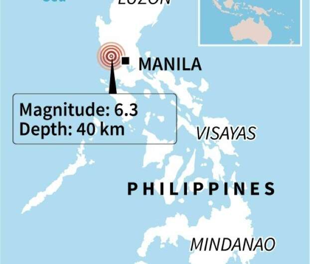 Earthquake in the Philippines