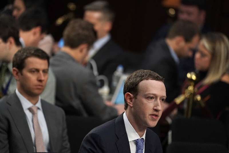 Facebook, whose CEO Mark Zuckerberg is seen at a  Senate hearing this year, is among the Silicon Valley giants feeling pressure 