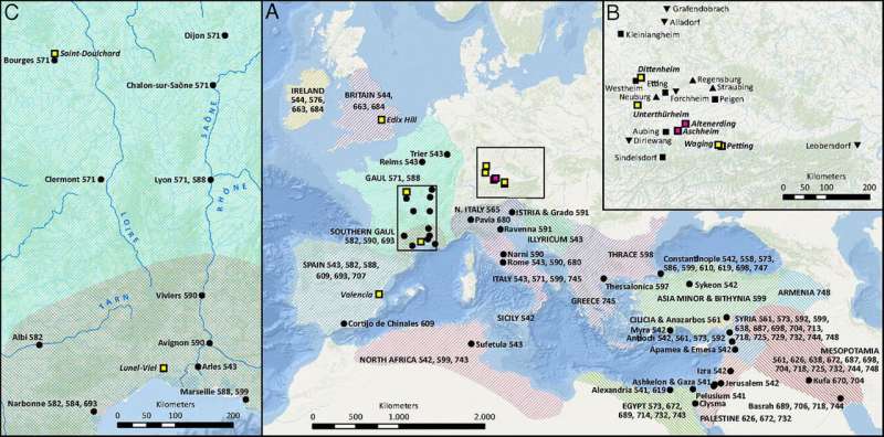 Max Genome study reveals extent, diversity of Roman-era pandemic