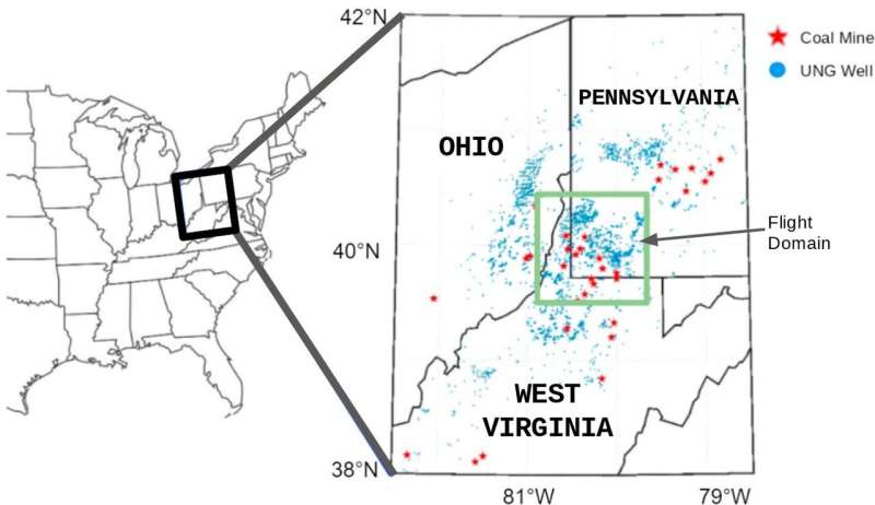 Measuring methane from coal and gas in Pennsylvania informative