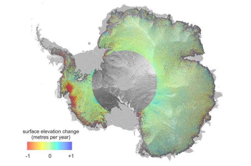 New satellite keeps close watch on Antarctic ice loss