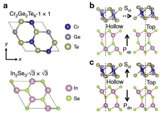 New study presents multiferroicity in atomic Van der Waals heterostructures