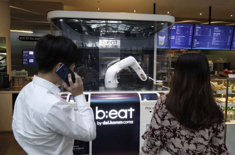 Robot baristas are latest front in S. Korea automation push