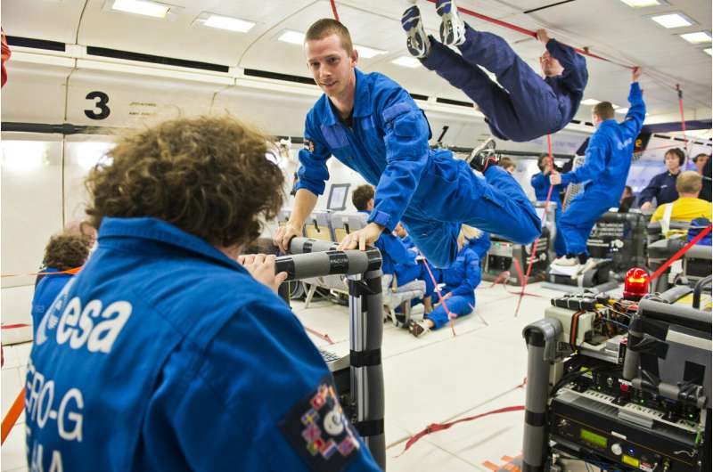 Science on a plane – ESA's next parabolic flight campaign