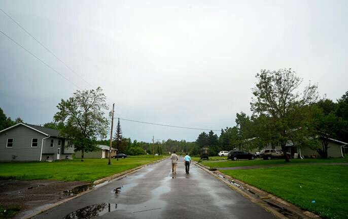 Small towns, big flood waters
