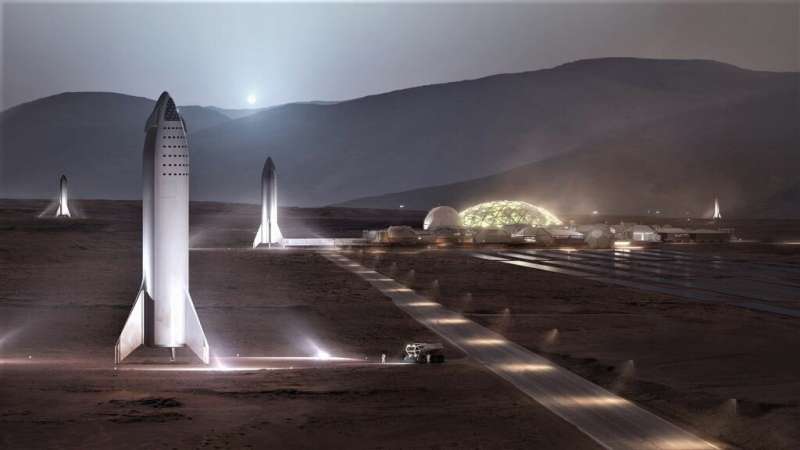 SpaceX releases a new render of what the all-steel Starship will look like returning to earth