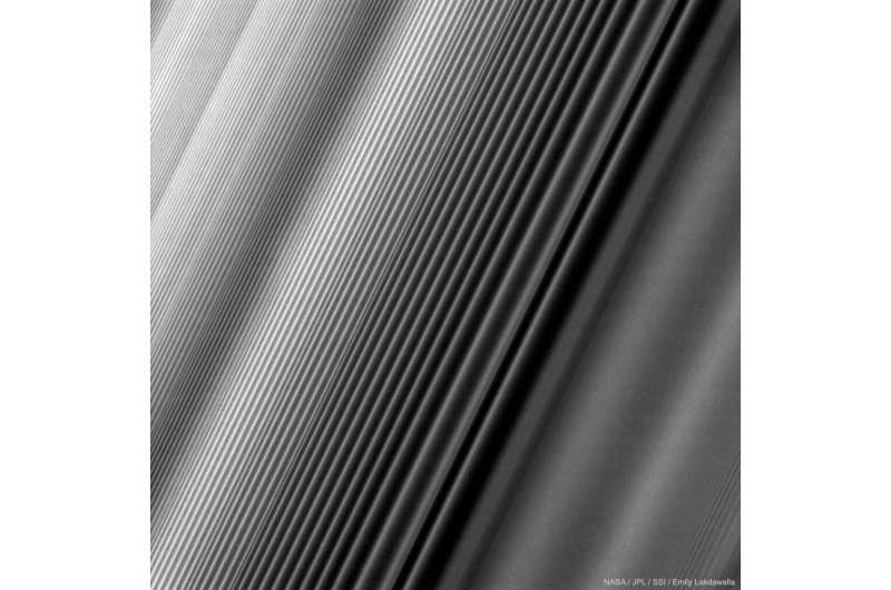 Waves in Saturn's rings give precise measurement of planet's rotation rate