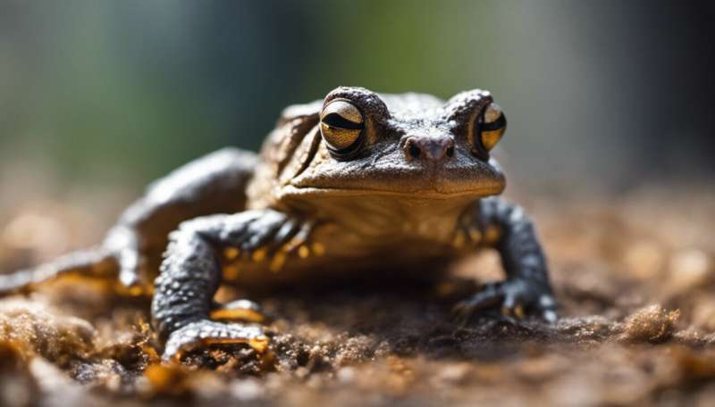What is a waterless barrier and how could it slow cane toads?