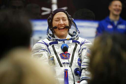 US-Russian crew blasts off to International Space Station
