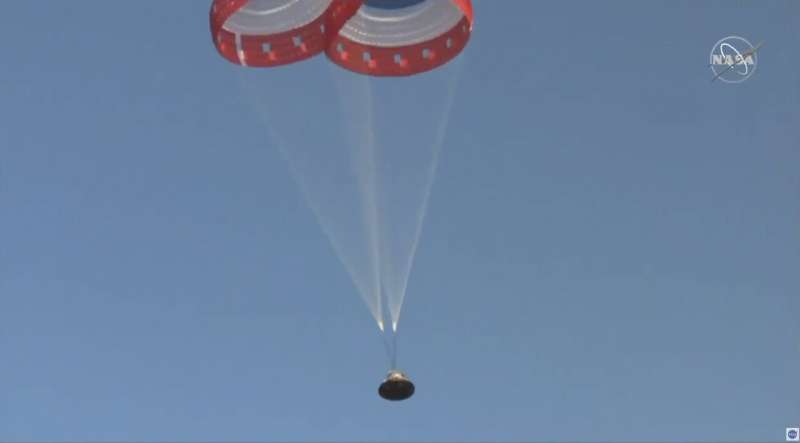 Boeing crew capsule launched mile into air on test flight