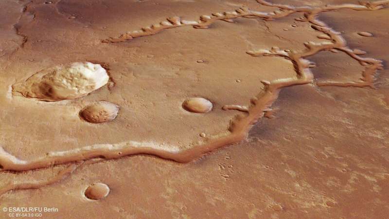 River relic spied by Mars Express