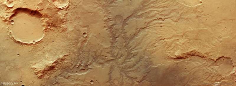 Signs of ancient flowing water on Mars