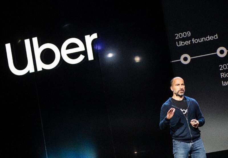 Uber CEO Dara Khosrowshahi unveiled a new version of its smartphone app at a San Francisco event