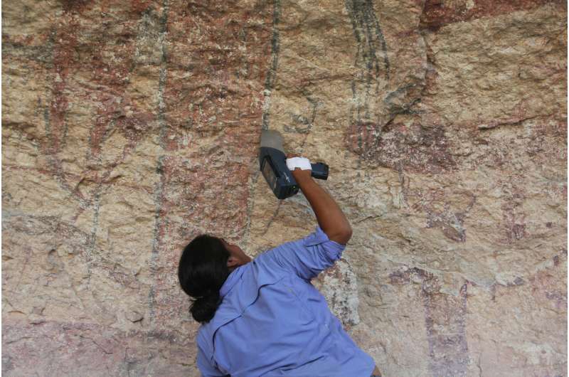 Uncovering the secrets of ancient rock art using 'X-ray vision'