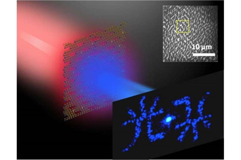 Researchers realize world’s thinnest optical hologram with 2-D material monolayer