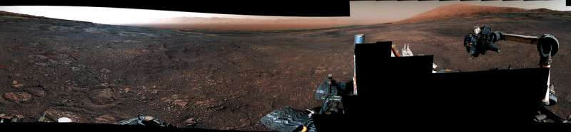 360 Video: Curiosity rover departs Vera Rubin Ridge