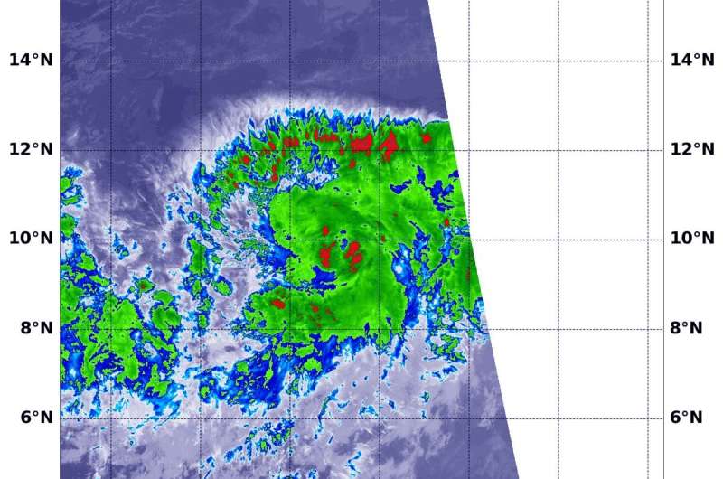 NASA-NOAA satellite observes development of Tropical Storm Octave