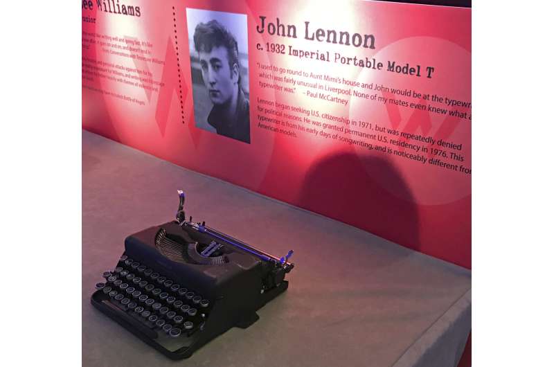 Clickety clack, let's look back: Typewriters return