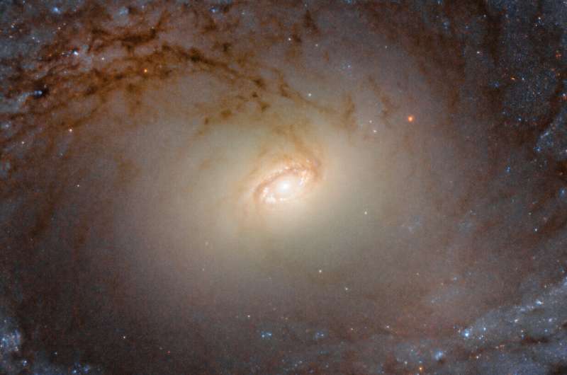 Image: Hubble’s close-up of spiral’s disk, bulge