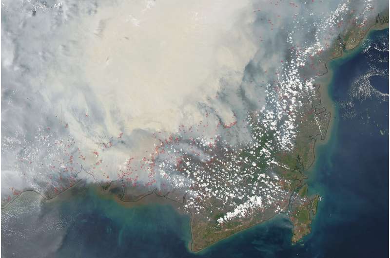 Satellites reveal peatland fire susceptibility