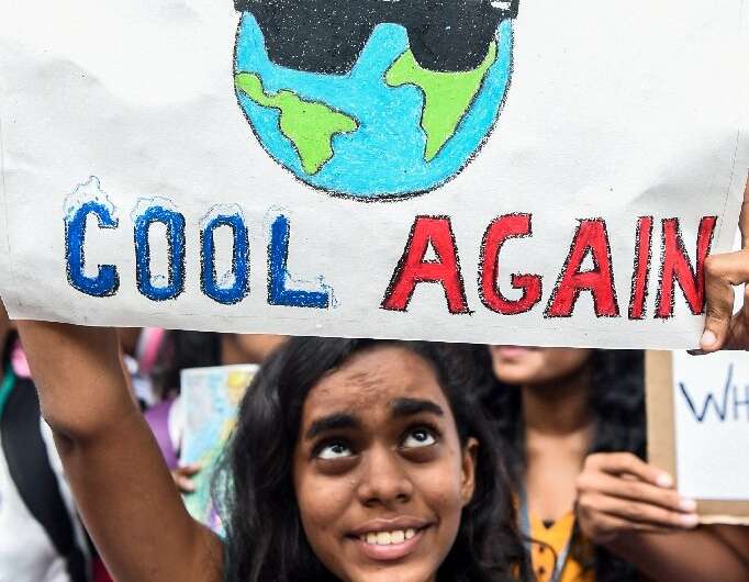 Schoolchildren across India also took part in the marches