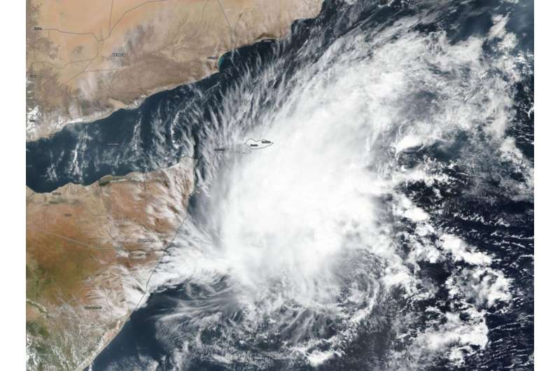 NASA-NOAA satellite finds development of tropical cyclone 06A