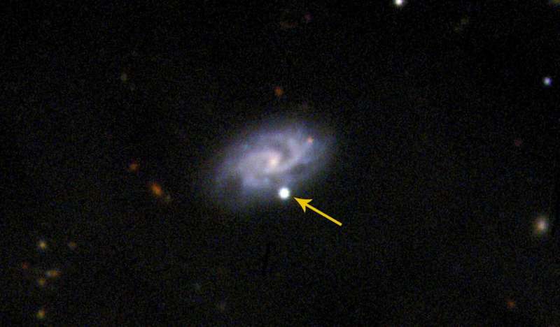 High-speed supernova reveals earliest moments of a dying star
