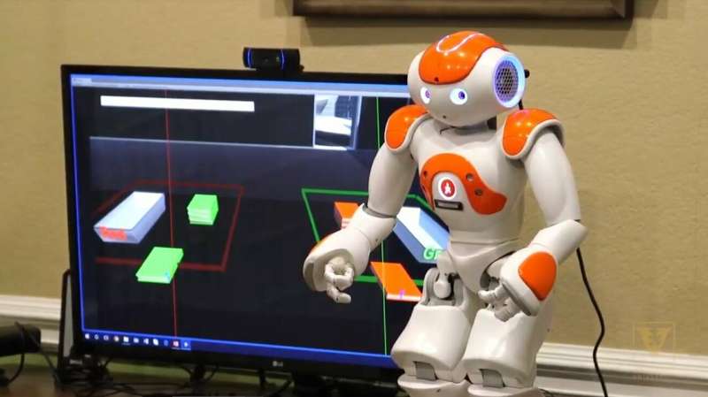 Robot-guided video game gets older adults out of comfort zone, learning and working together