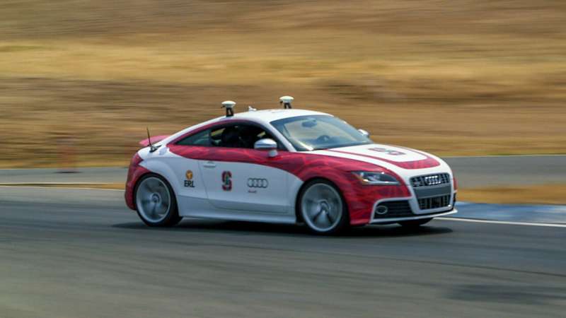 Stanford autonomous car learns to handle unknown conditions