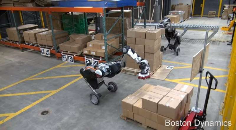 Stacking boxes is spectator treat if Boston Dynamics is in the warehouse