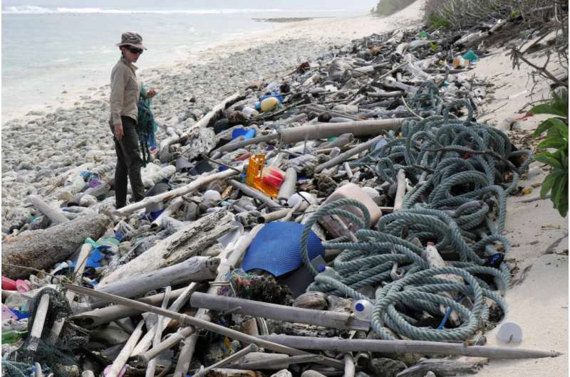 Australian islands home to 414 million pieces of plastic pollution