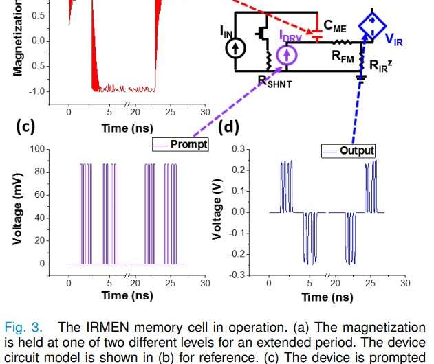 Spintronic memory cells for neural networks