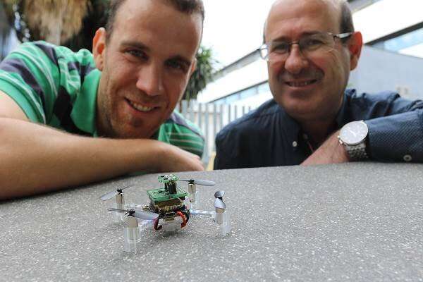 A nanodrone able to detect toxic gases in emergencies