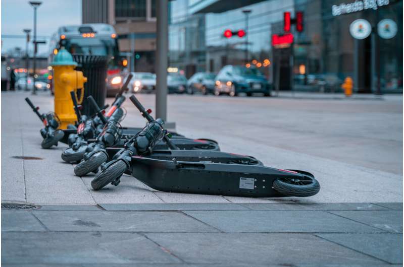 Shared e-scooters aren’t always as green as other transport options