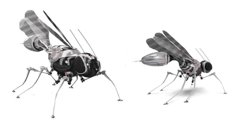 Deep-learning method to design fly-like robots