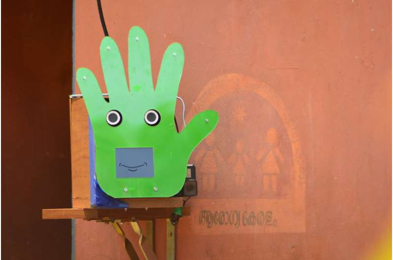Handwashing robot helps schoolkids make a clean break with bad habits